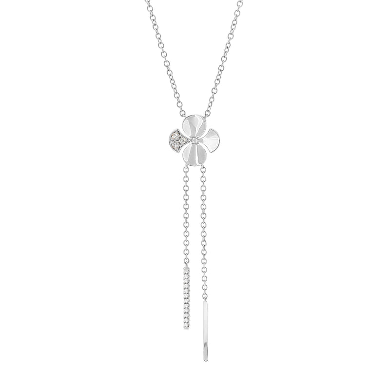 FLEURS DIAMOND PETALE NECKLACE