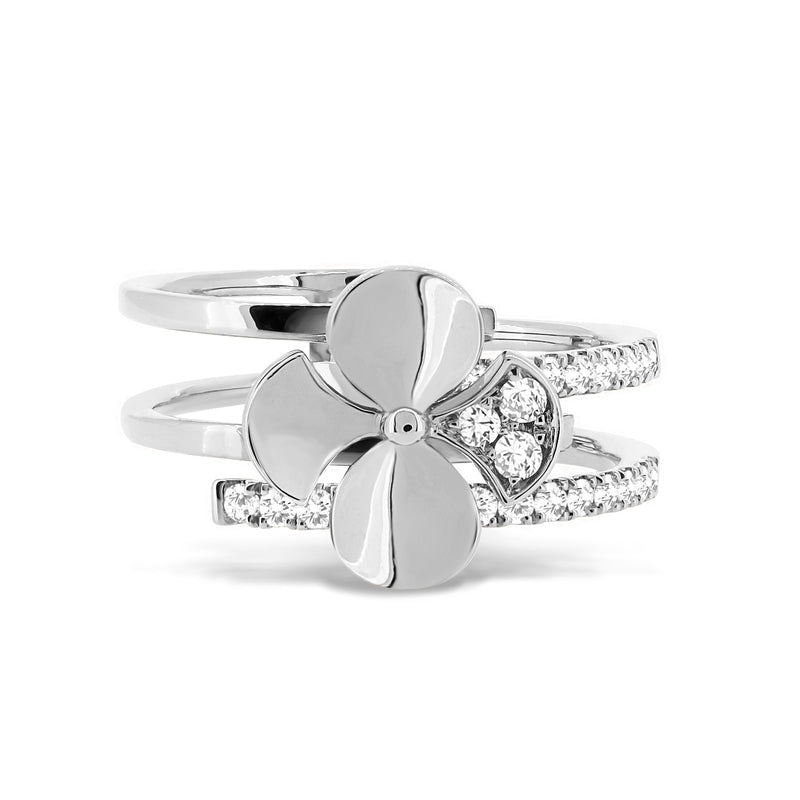 FLEURS DAIMOND PETALE RING