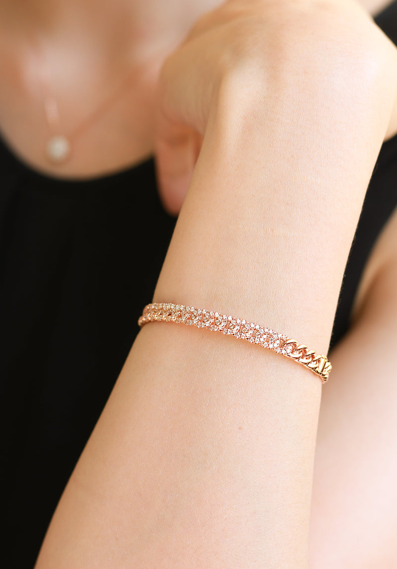 TWIST CHAÎNE  BANGLE