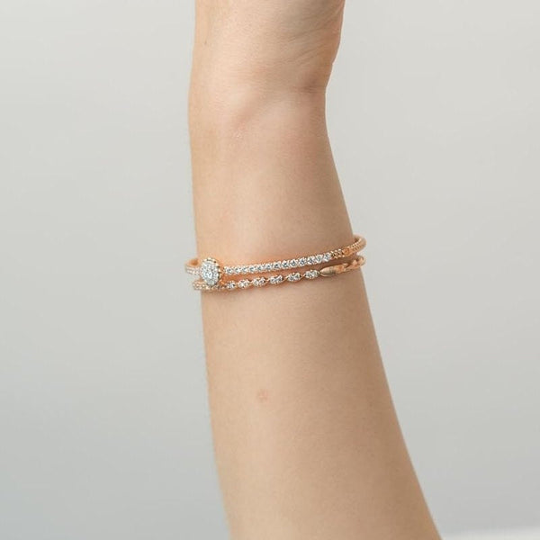 TWIST BLOOM BANGLE