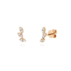 TWIST PRISM LUNE EARRINGS