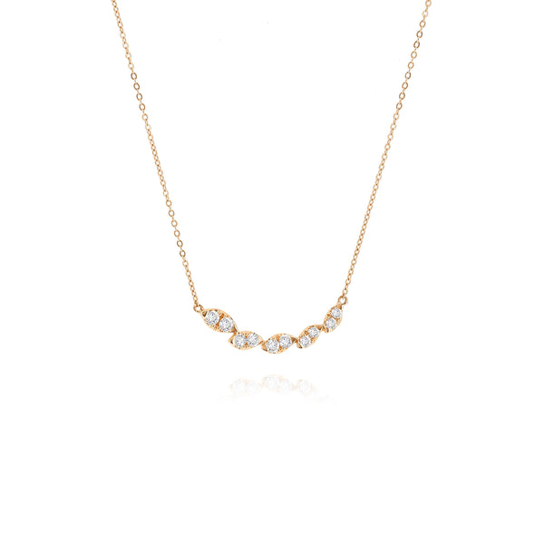 TWIST PRISM LUNE NECKLACE