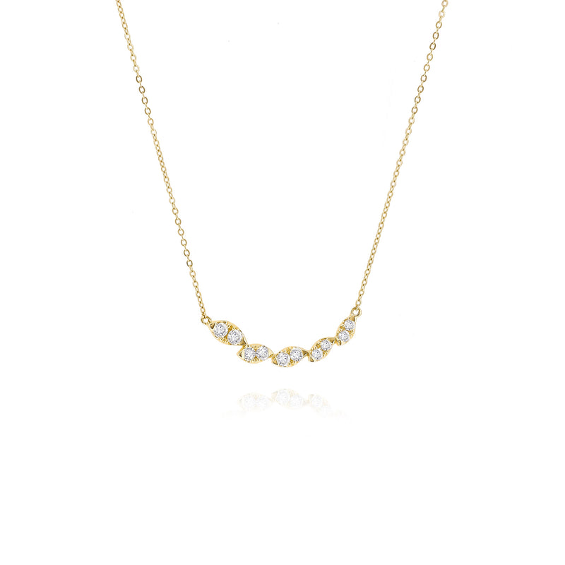 TWIST PRISM LUNE NECKLACE