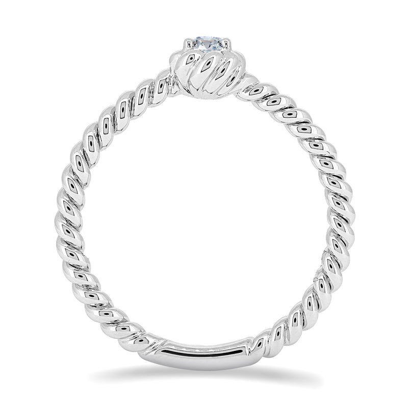 TWIST DROP RING