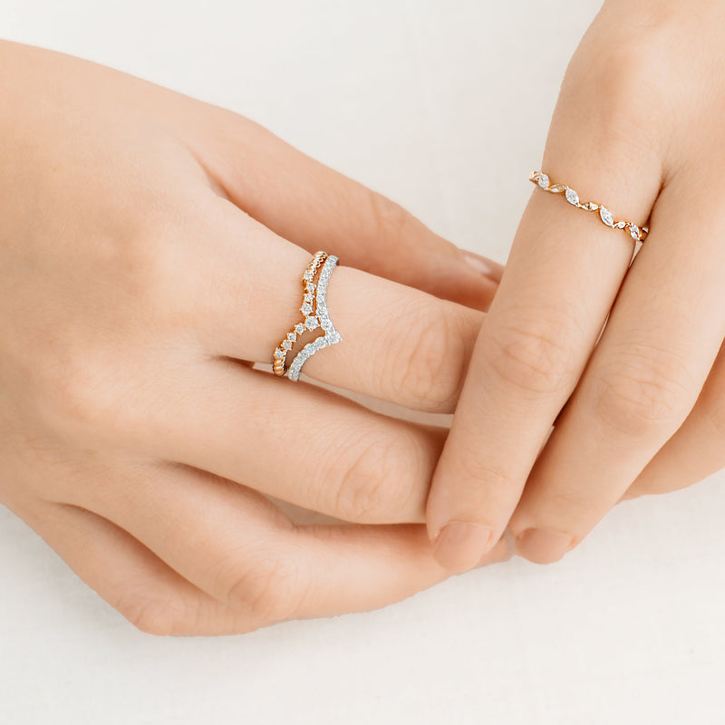 TWIST CHANDELIER RING