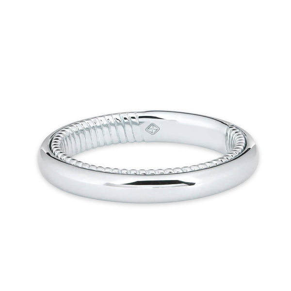 classic womens platinum wedding band no diamonds